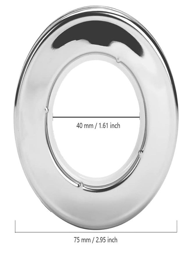 Kuasting Stainless Steel Curtain Grommets Eyelet Rings Round Metal Rings Inner Diameter Inner Metal with Eyelets 1-9/16 inch Roman Grommet Curtains Set of 32 (32) - Image 2